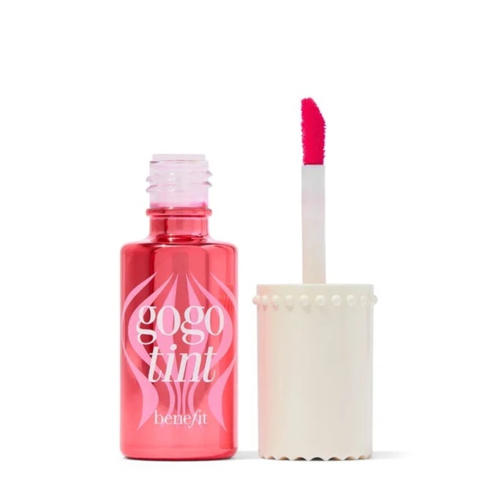BENEFIT GOGO TINT BRIGHT CHERRY LIP & CHEEK STAIN 0.33 FL (NEW WITH TAGS)